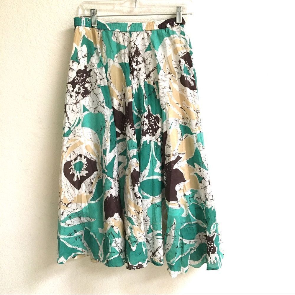 Coldwater Creek silk blend maxiskirt MP‎